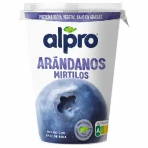 Preparado de soja de arándanos Alpro sin gluten sin lactosa 400 g.