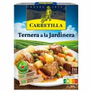 Ternera a la jardinera Carretilla 300 g.