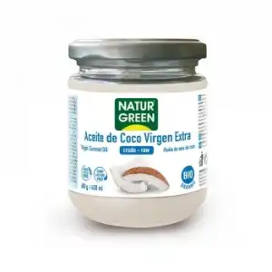 Aceite de coco ecológico Naturgreen tarro 430 ml.