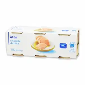 Atún en aceite de oliva pack de 6 latas de 52 g.