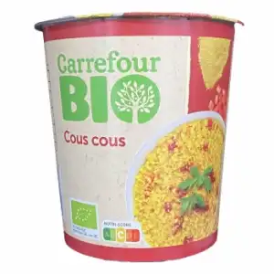 Cous cous ecológico Carrefour Bio 69 g.