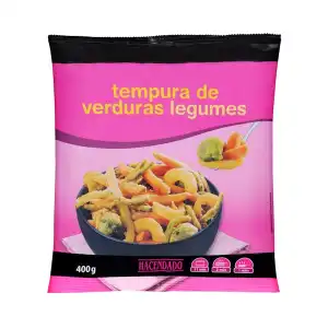 Tempura de verduras Hacendado ultracongelada Paquete 0.4 kg