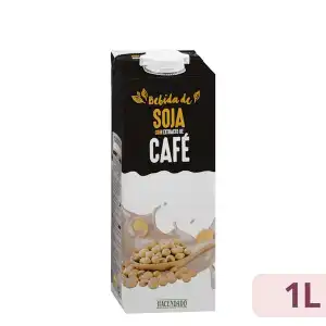 Bebida de soja sabor café Hacendado Brick 1 L