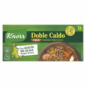 Caldo de carne Knorr sin gluten 24 pastillas