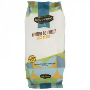 Harina de arroz Don Pedro sin gluten 400 g.