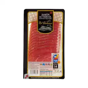 Jamón de Teruel El Ontanar lonchas Paquete 0.12 kg