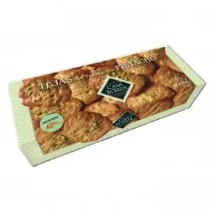 Tejas de Tolosa con pistacho Casa Eceiza 125 g.