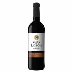 Vino D.O. La Mancha tinto crianza Viña Lobón 75 cl.