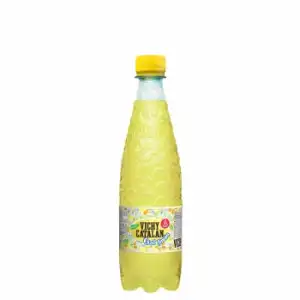 Agua mineral con gas Vichy Catalán natural sabor limón 50 cl.