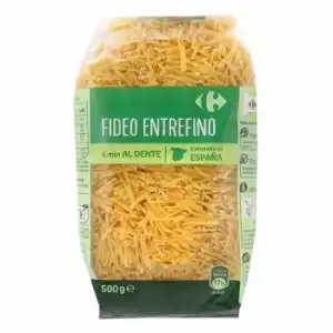 Fideo entrefino Carrefour 500 g.