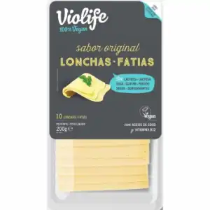 Lonchas veganas sabor queso Violife 200 g.