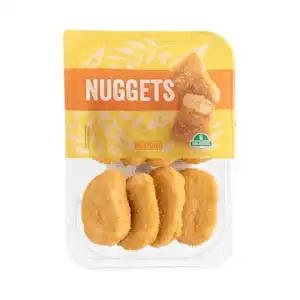 Nuggets vegetales estilo pollo Hacendado a base de proteina de soja Bandeja 0.18 kg