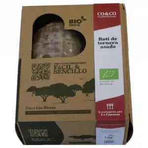 Roti de ternera asado ecológico CO&CO Frescoycocinado 500 g