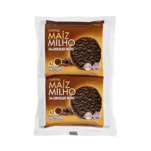 Tortitas de maíz con chocolate Hacendado Paquete 0.13 kg