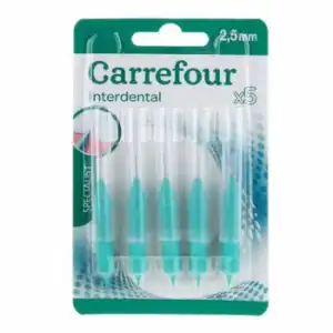 Cepillo interdental ultra fino Carrefour 5 ud.