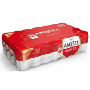 Cerveza Amstel 100% malta pack 28 latas 33 cl.