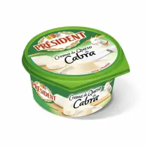 Crema de queso de cabra Président 125 g.