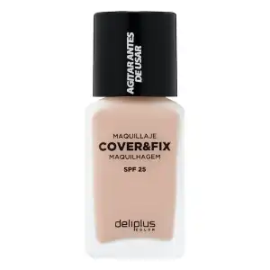 Maquillaje fluido Cover & Fix Deliplus 01 beige claro  0.03 ud