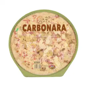 Pizza carbonara familiar Hacendado  0.6 kg