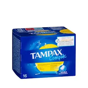 Tampones regular Tampax Compak con aplicador Caja 1 ud