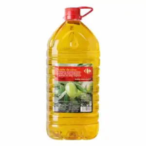 Aceite de oliva suave 0,4o Carrefour garrafón 5 l.