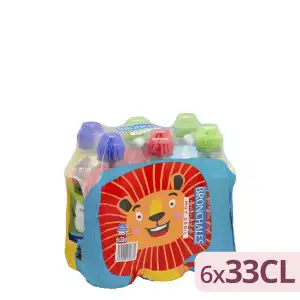 Agua mineral Bronchales pequeña tapón infantil 6 botellas X 330 ml