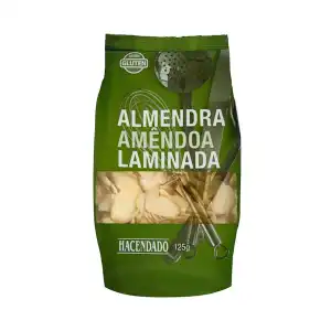 Almendra laminada Hacendado Paquete 0.125 kg