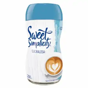 Edulcorante de sucralosa Sweet Simplicity sin gluten 200 g.