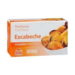 Mejillones en escabeche Hacendado pequeños Lata 0.111 kg