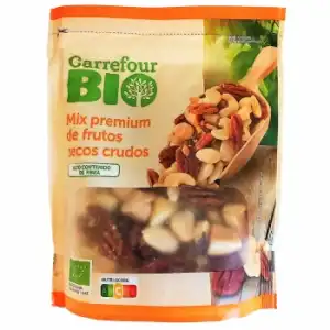 Mix de frutos secos ecológico Carrefour Bio doy pack 125 g.