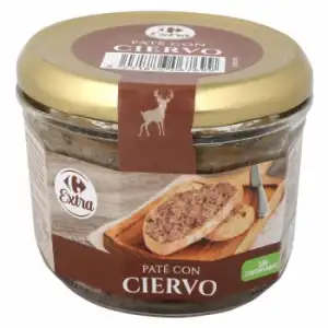 Paté de ciervo Carrefour 180 g.