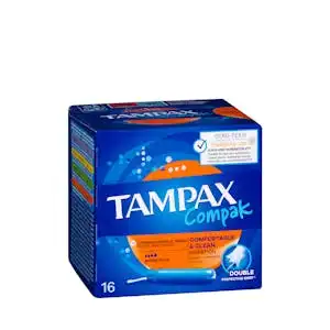Tampones super plus Tampax Compak con aplicador Caja 1 ud