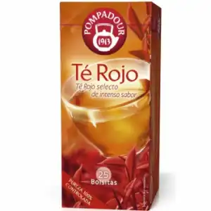 Té rojo en bolsitas Pompadour 25 ud.