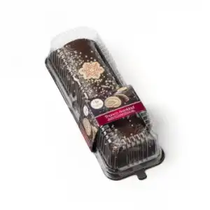 Tronco de chocolate con decoración navideña 550 g