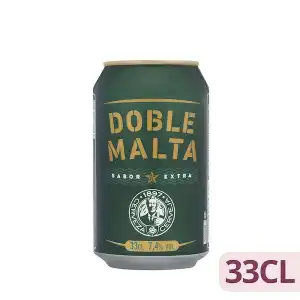 Cerveza doble malta Lata 330 ml