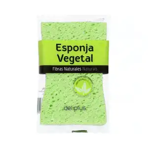 Esponja de baño vegetal fibras naturales Deliplus Paquete 1 ud