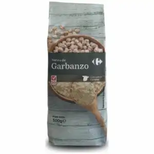 Harina de garbanzo Carrefour sin gluten 500 g.