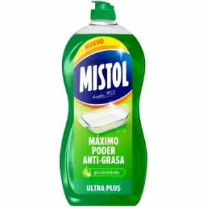 Lavavajillas a mano ultra plus Mistol 950 ml.