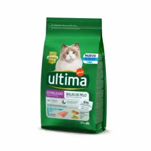 Pienso Esterilizado para Gatos Adultos de Pelos Bola Trucha Ultima Cat 1,5 kg