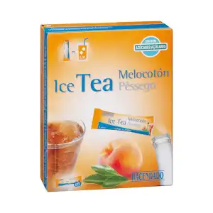 Refresco té con melocotón Hacendado para diluir Caja 0.036 100 g