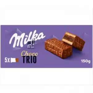 Bizcocho Choco Trio Milka 150 g.
