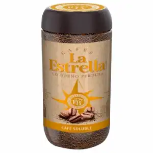 Café soluble natural La Estrella 200 g.