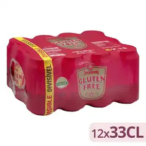 Cerveza sin gluten Steinburg 12 latas X 330 ml