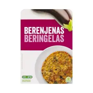 Hamburguesas vegetales Hacendado con berenjenas Paquete 0.2 kg