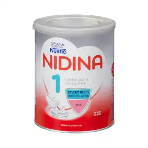 Leche para lactantes en polvo 1 Nidina Nestlé Bote 0.8 kg