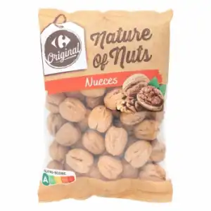 Nueces con cáscara Carrefour 650 g.