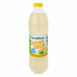 Refresco de limón Carrefour sin gas botella 1,5 l.