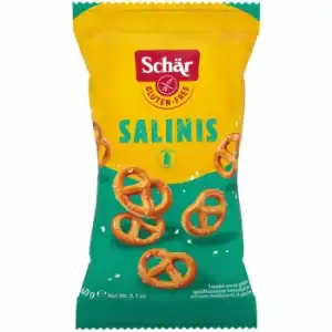 Salinis pretzel Schär sin gluten y sin lactosa 60 g.