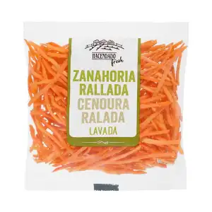 Zanahoria rallada base para ensalada Paquete 0.15 kg