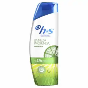 Champú anticaspa limpieza profunda purificante H&S 300 ml.